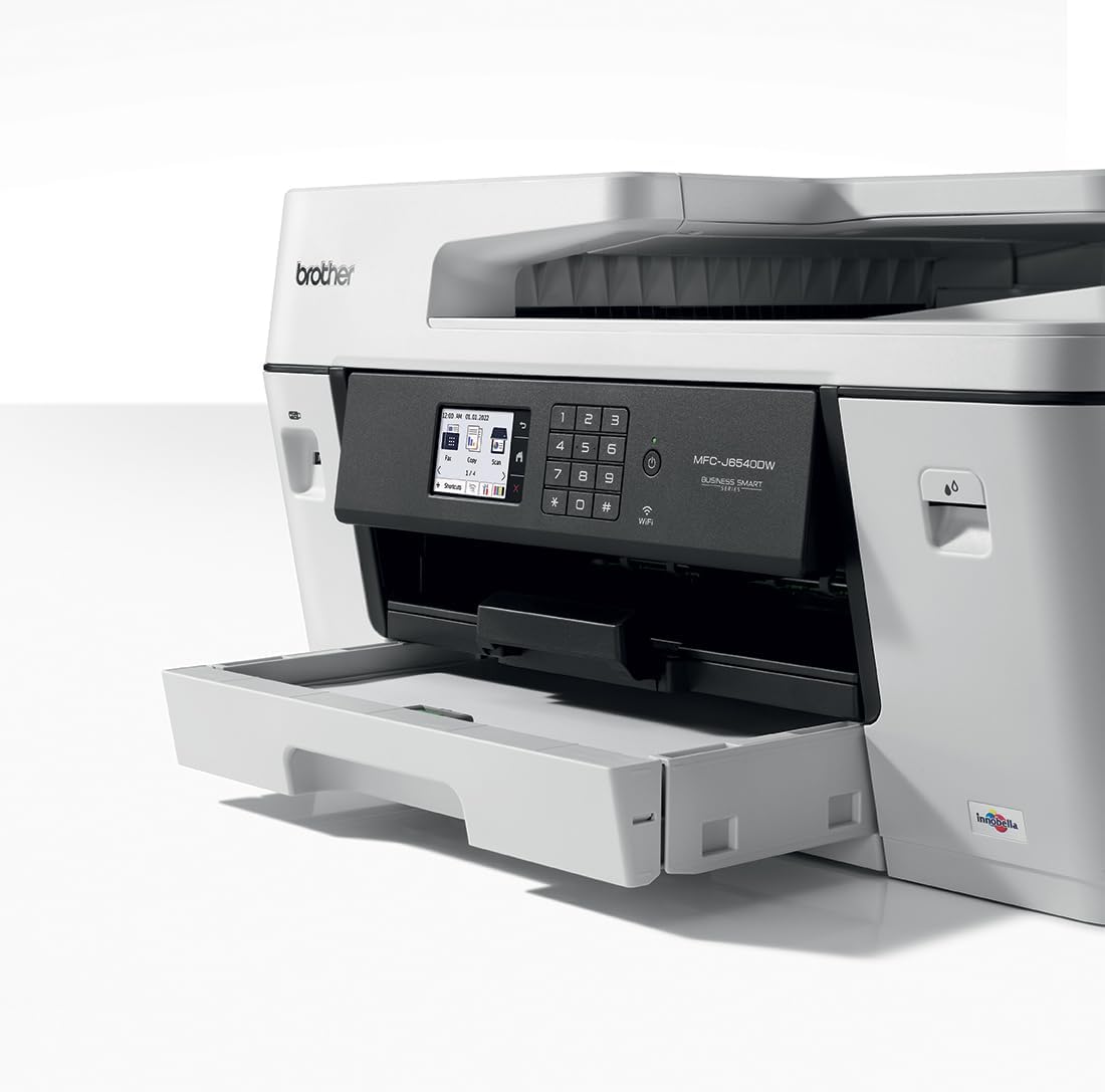 Brother MFC-J6540DW - Imprimante Multifonction 4 en 1 (Impression/Copie/Scan/Fax) - Jet d'encre Couleur - A4/A3 - Bacs de 250 Feuilles - Wifi Direct