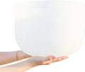 Bol chantant en cristal fait à la main de 11 pouces, 440/432HZ, méditation, Yoga, thérapie guérison sonore, bols chantants Percussion professionnels Bol chantant en cristal(11 Inch G Note 440HZ)