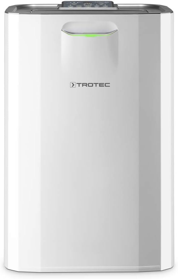 TROTEC Déshumidificateur Confort TTR 57 E | Capacité de déshumidification 9l/24h | Taille de locaux recommandée 50 m³