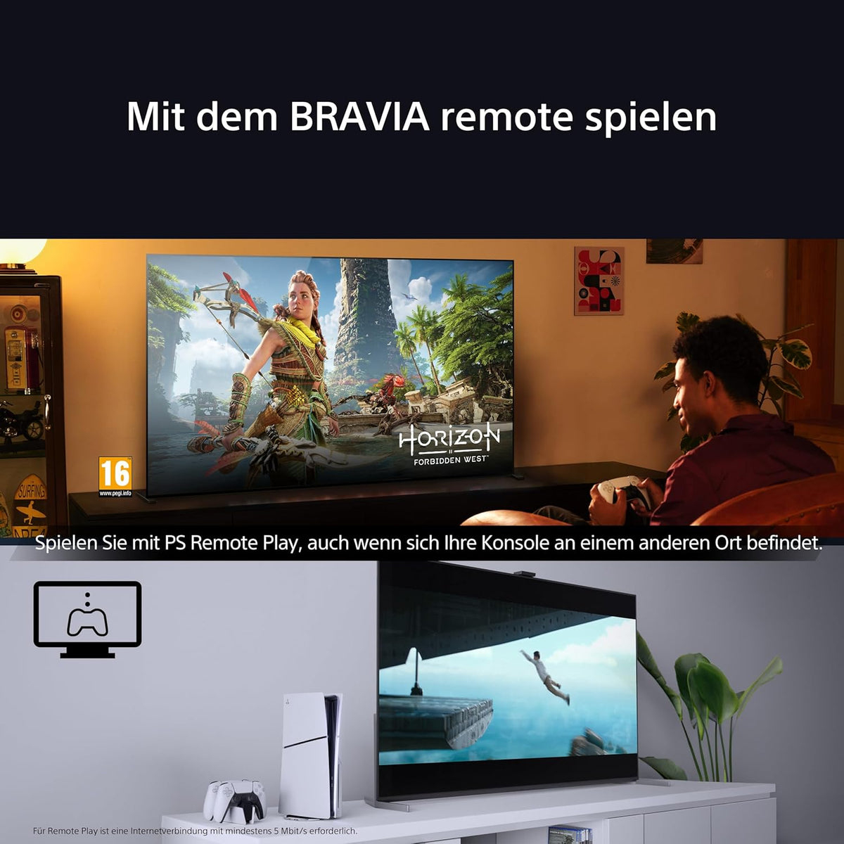 BRAVIA 8 OLED 65 Pouces 4K HDR Google Smart TV |Fonctions Gaming PlayStation 5, IMAX Enhanced, Dolby Vision Atmos, Chromecast, Apple AirPlay, 120Hz 65XR80