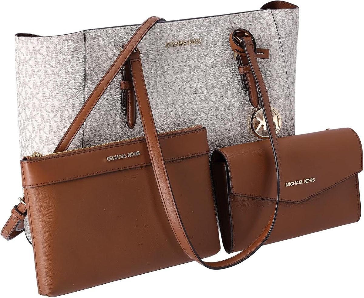 Charlotte Grand sac à main fourre-tout 3 en 1 en cuir