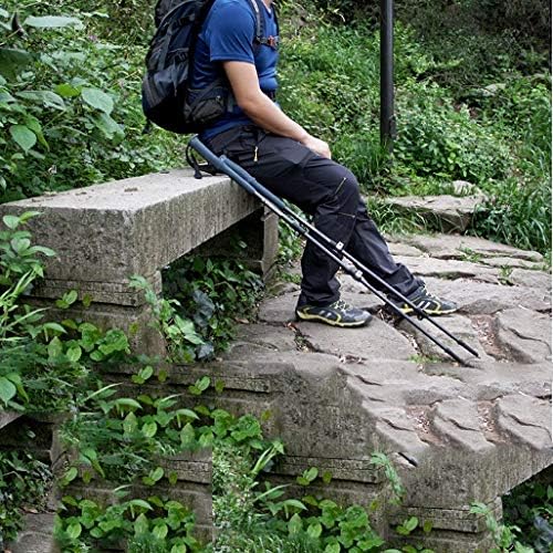 ZHCHAO Bâton de Marche télescopique extérieur en Aluminium ultraléger Serrure Externe bâton de randonnée Ski randonnée bâtons de Trekking