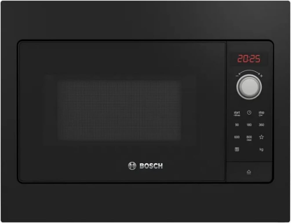 Bosch BFL523MB3F, Série 2, Micro-ondes, Encastrable, Noir