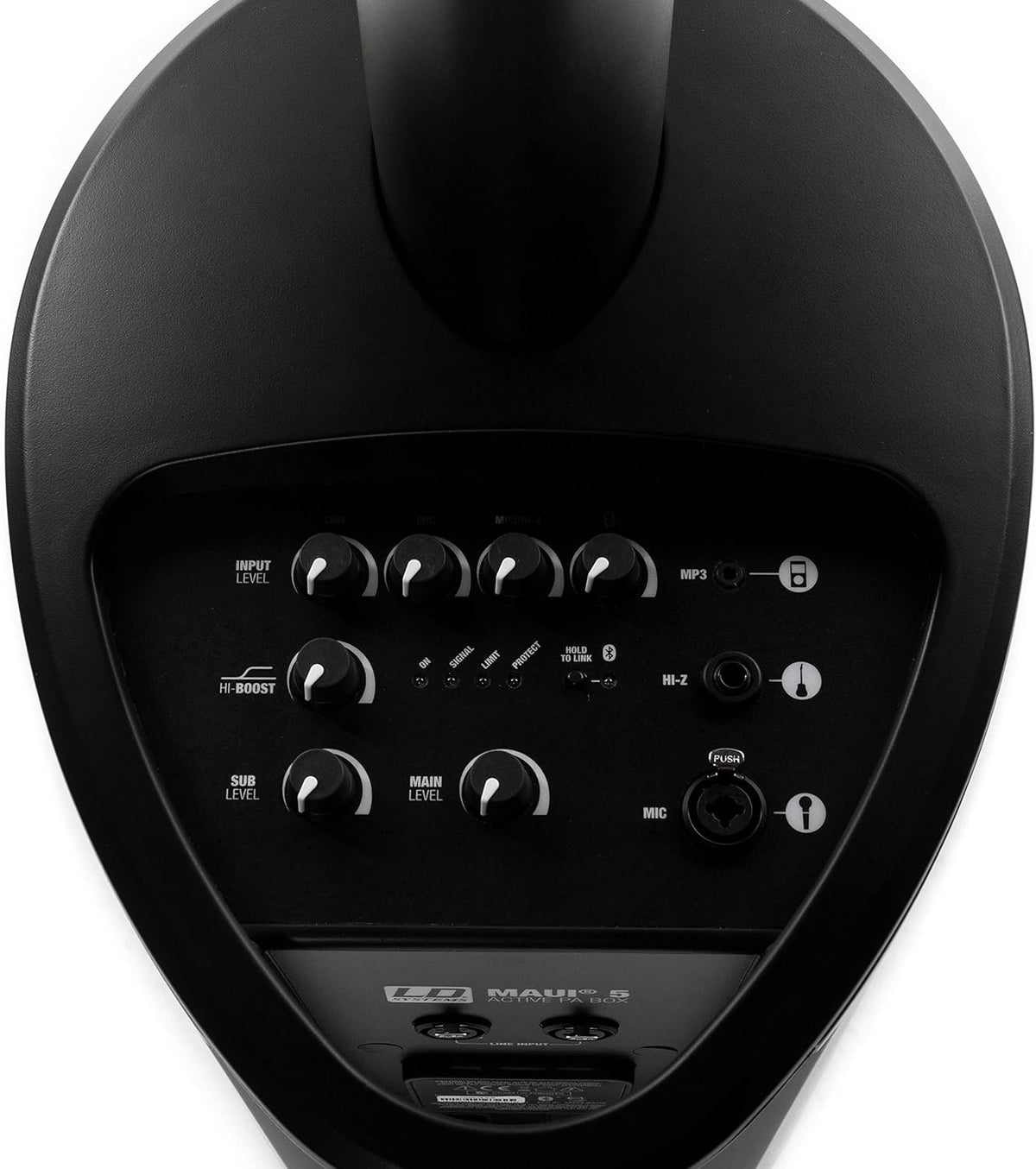 LD Systems MAUI 5 - Système sono colonne ultra-portable avec mixeur intégré et Bluetooth