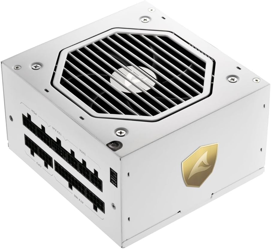 Sharkoon Rebel P20 Blanc 1000W, Full Modular, Cybenetics Gold