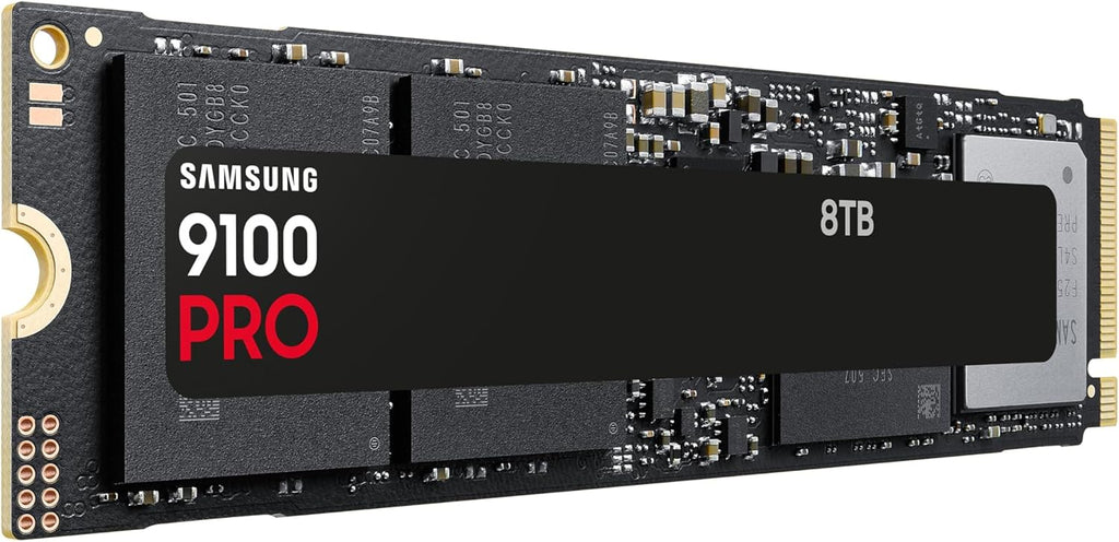 SSD Interne 9100 Pro, NVMe 2.0 PCIe 5.0x4, Capacité 8To, Vitesse de Lecture jusqu'à 14 800 Mo/s, Les Performances de la Gen5, MZ-VAP8T0BW
