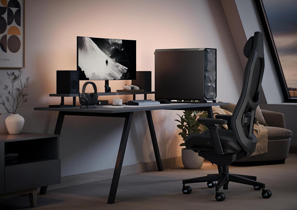 Fractal Design Meshify 3 XL Black - Boîtier PC Gaming, Flux d'air Élevé, Ventilateurs Momentum, E-ATX, GPU 512mm, Frontale en Maille