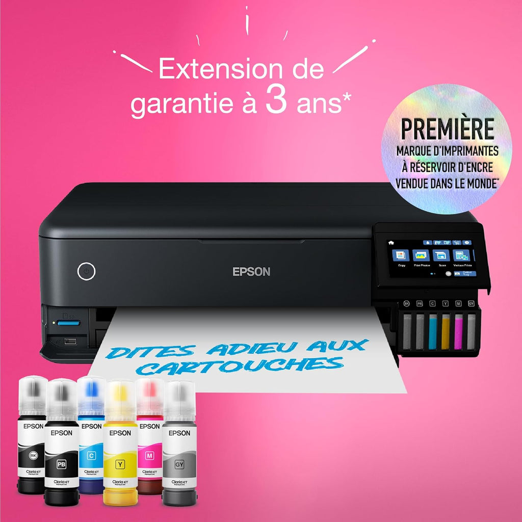 Imprimante photo A3+ EcoTank ET-8550 avec réservoir d’encre et Wi-Fi