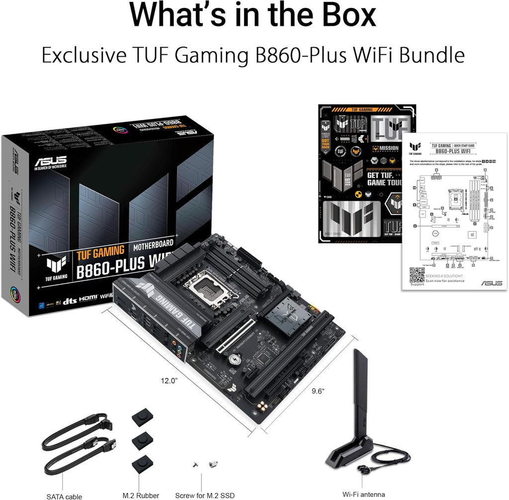 TUF Gaming B860-PLUS WiFi – Carte mère Gaming