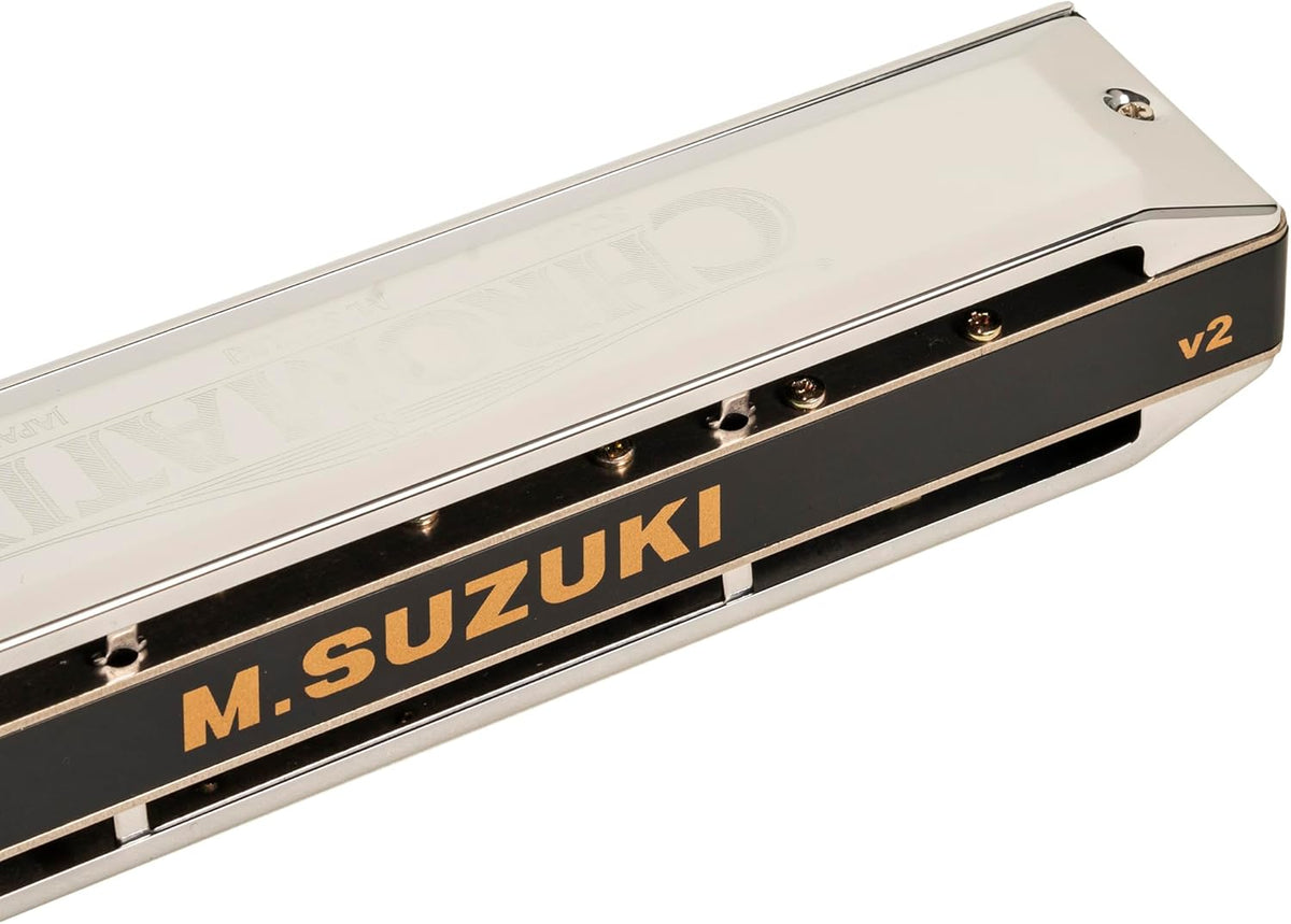 Suzuki Chromatix SCX64C Harmonica 16 trous DO Argenté