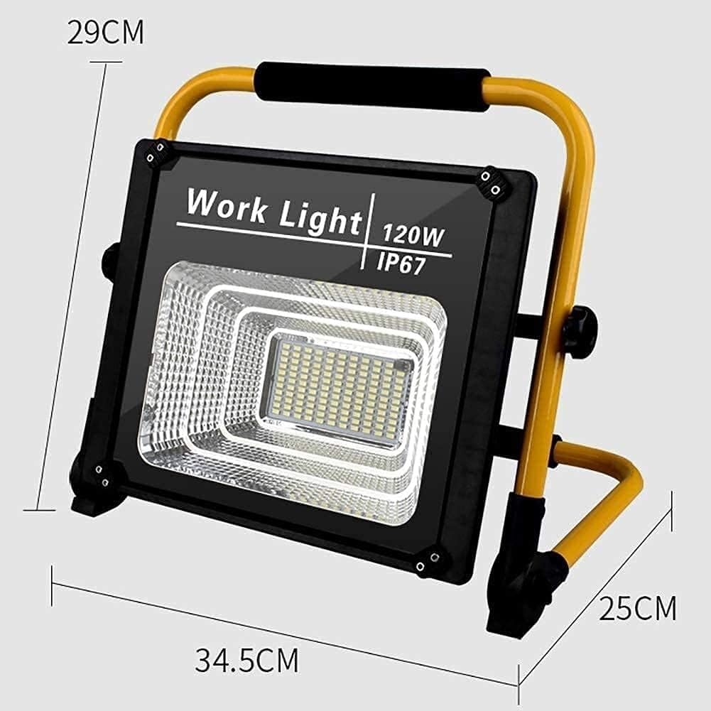 Lampe de travail à LED Lampe rechargeable, Projecteurs rechargeables, lampe de travail à LED avec chargement USB, for camping en plein air, randonnée, réparation de voiture d'urgence, éclairage de cha
