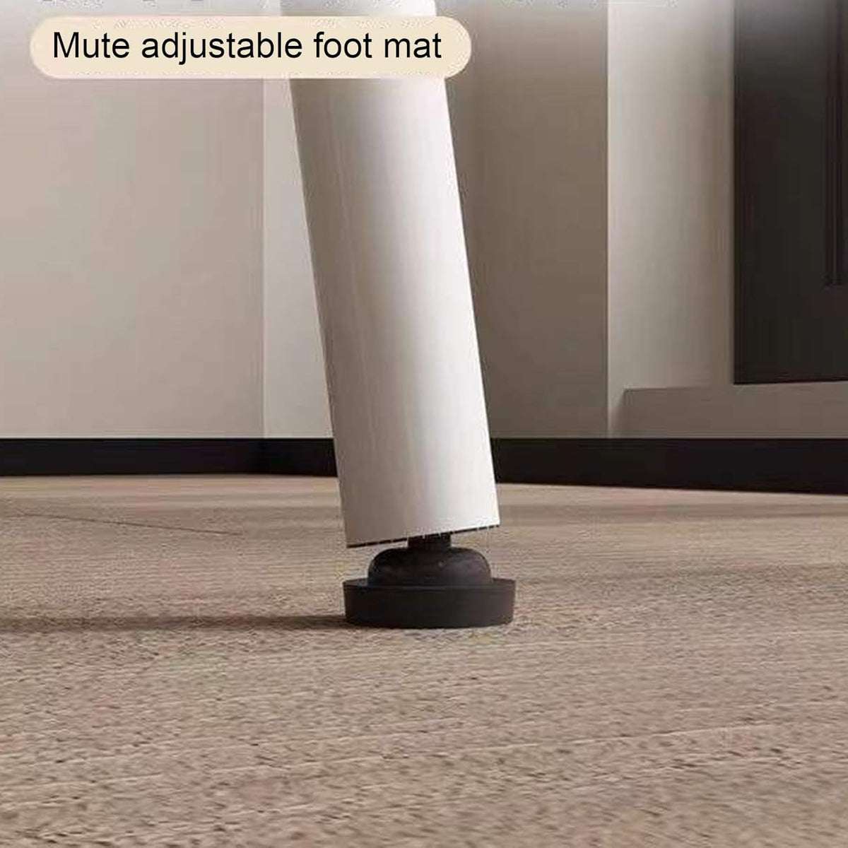Tabouret de coiffeuse avec dossier réglable et nœud papillon - Chaise de maquillage sans accoudoirs pour chambre de fille - Élégant siège de coiffeuse avec coussinets de pieds - Blanc