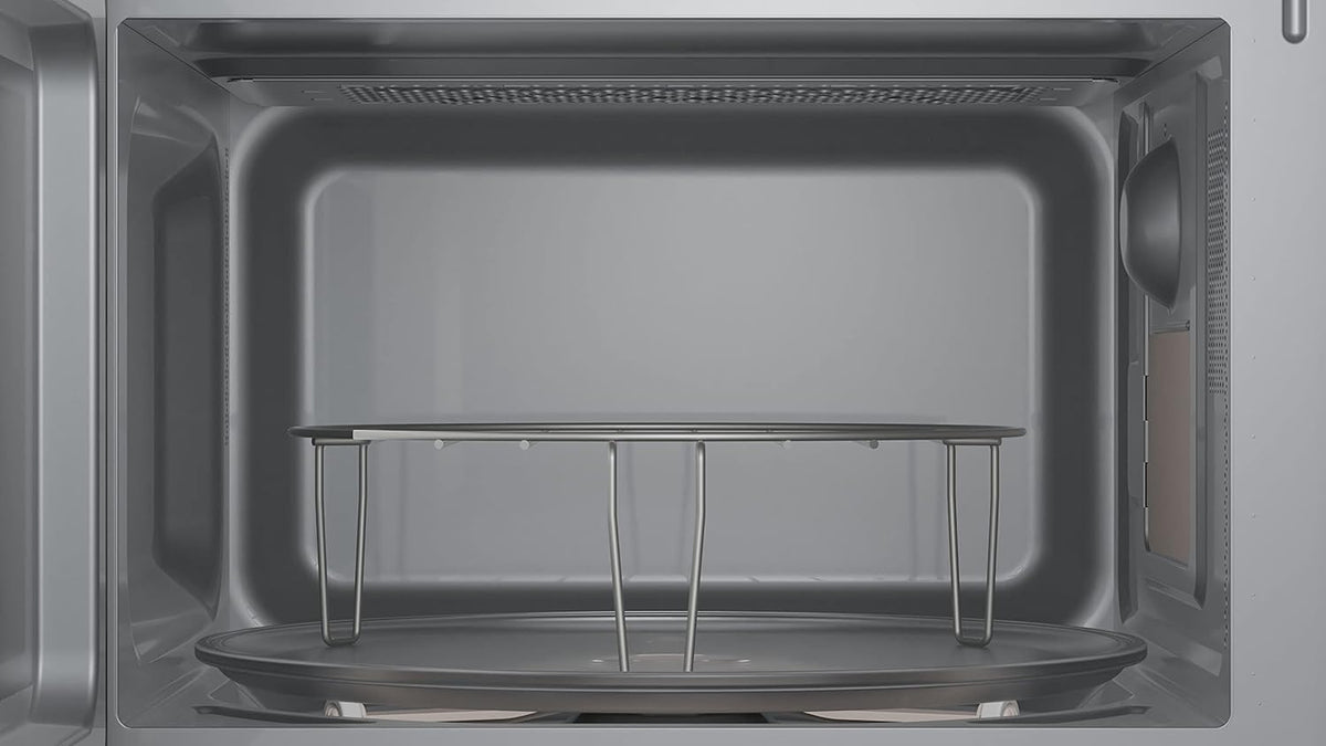 Bosch Série 2 FFL020MS2B Micro-ondes autonome, 44 x 26 cm, acier inoxydable