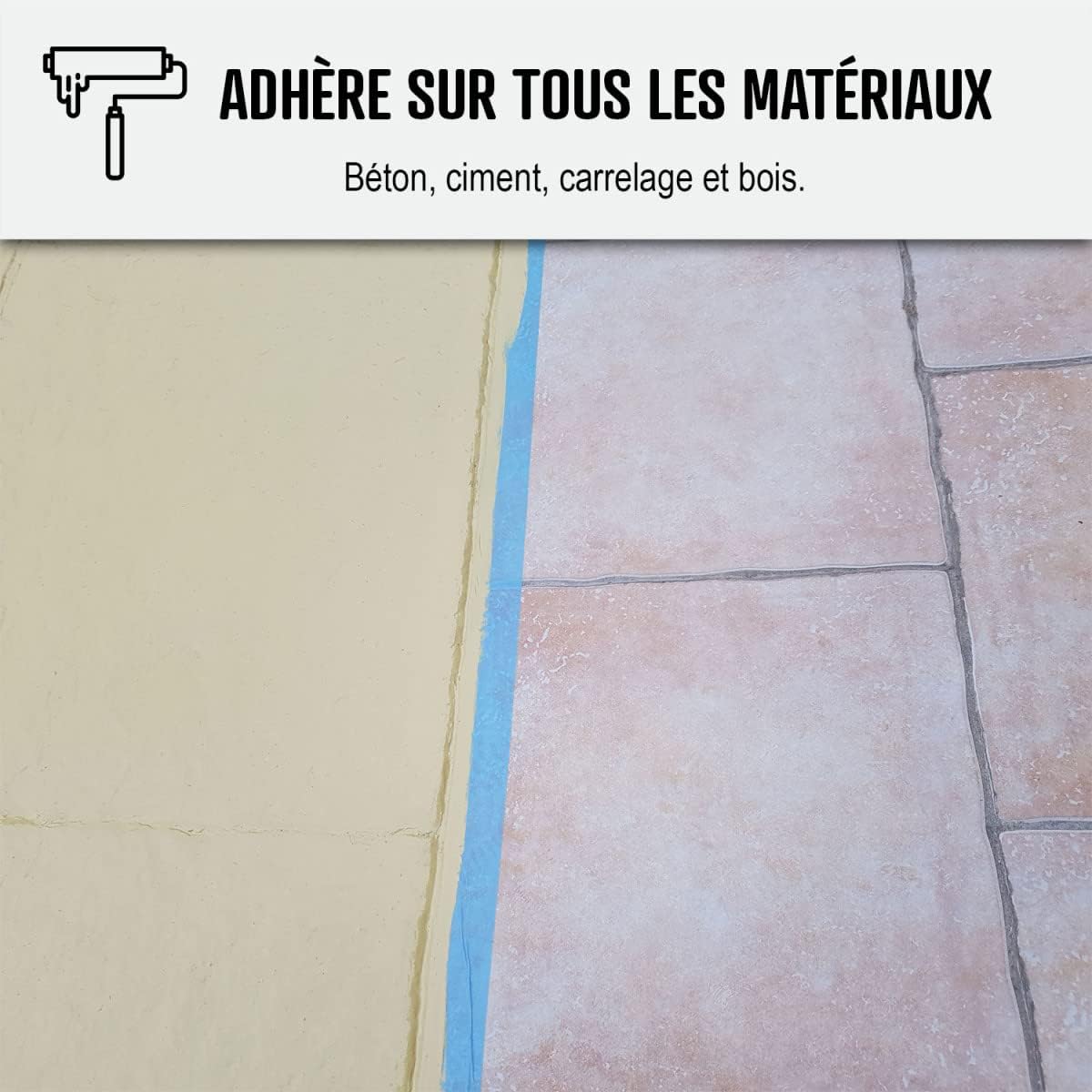 ARCANE INDUSTRIES Peinture Sol extérieur intérieur pour béton, Haute résistance, Non jaunissante : Solthane - 5 kg Ivoire Clair - RAL 1015