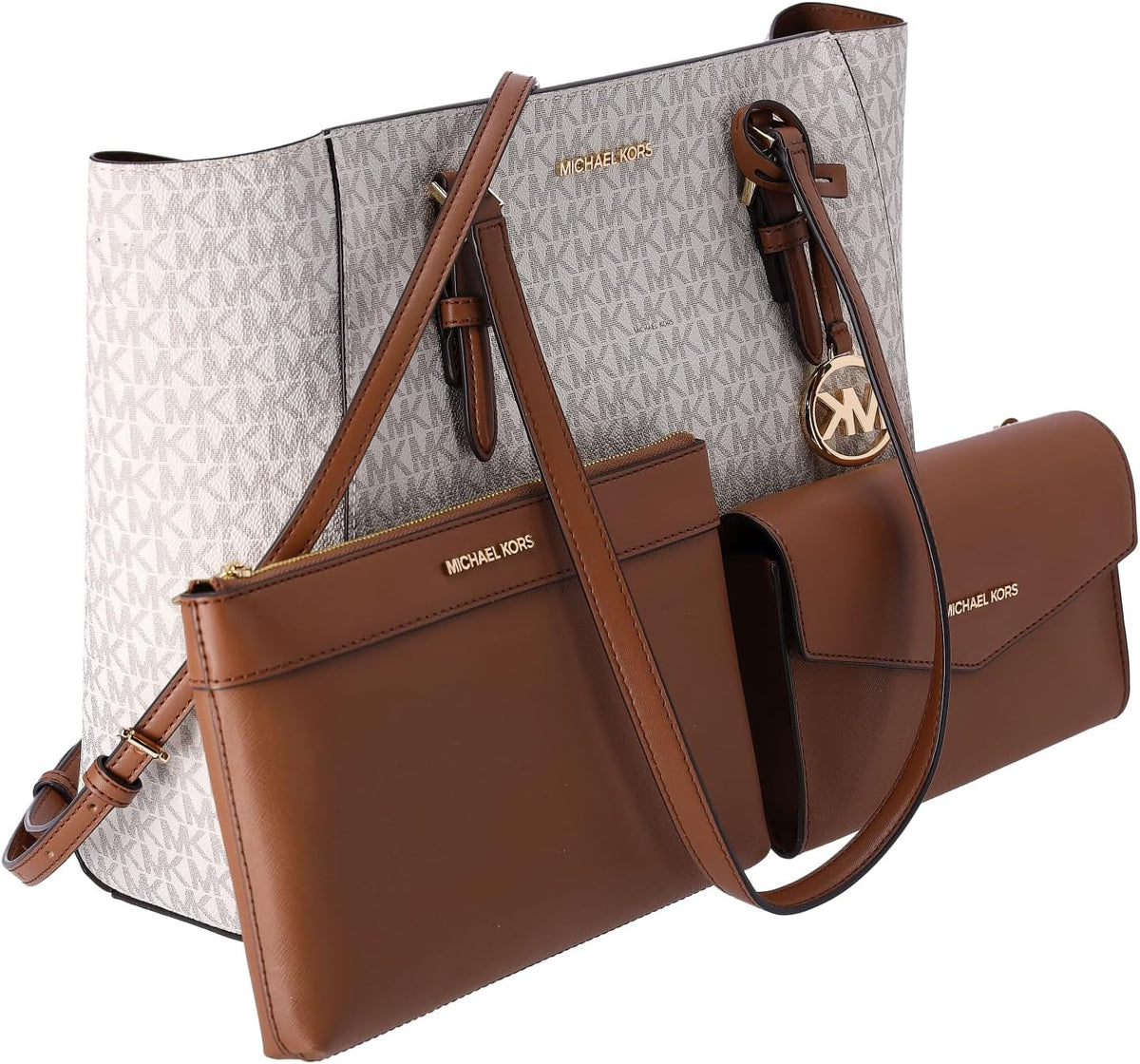 Charlotte Grand sac à main fourre-tout 3 en 1 en cuir