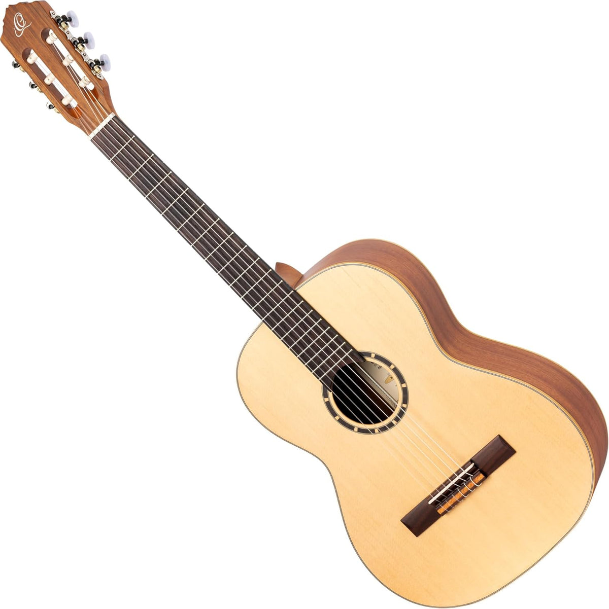 Ortega Guitars Guitare Classique Gaucher - 7/8 - Family Series - Housse Incluse - Épicéa / Acajou, Naturel R121-7/8-L