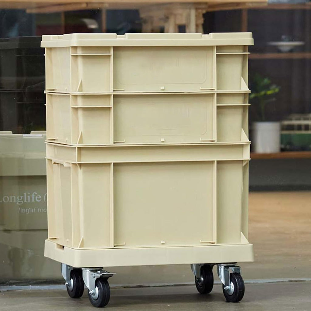 Panier avec roulettes pour rangement | Conteneurs résistants à grande capacité - Paniers organisateurs avec couvercles et roues, pour maison, bureau, extérieur, camping, garage, grenier, emballage