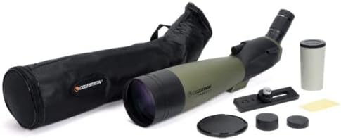 Celestron 52252 Ultima 100 mm Spotting Scope 45 Degrees, Green