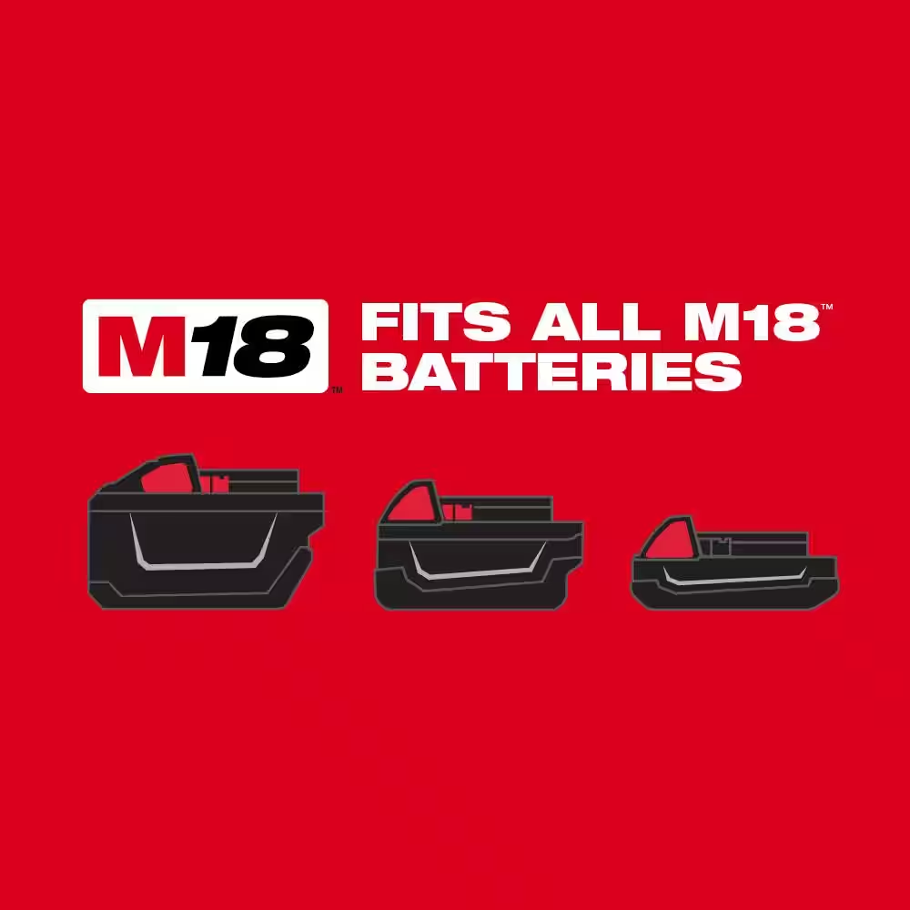 M18 18V Lithium-Ion Cordless Combo Kit (8-Tool) with Three 4.0 Ah Batteries, 1 Charger, 2 Tool Bag