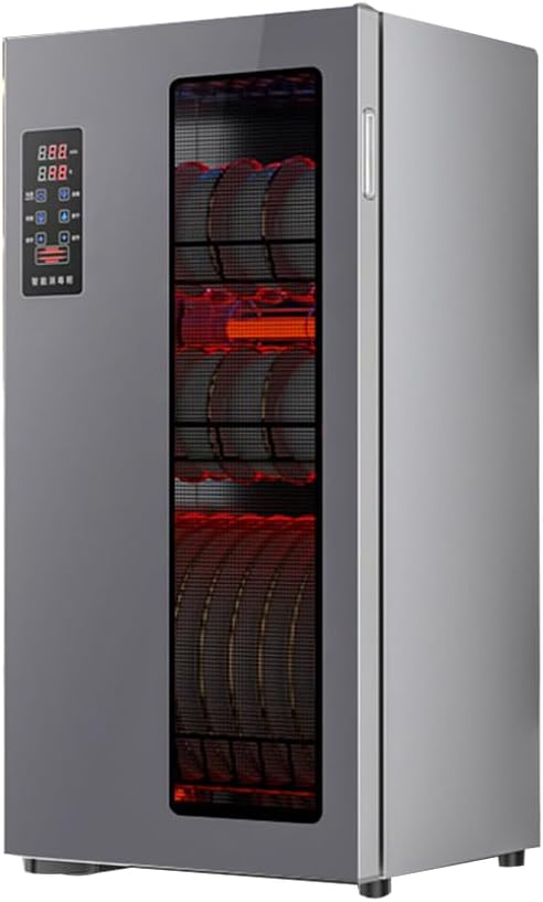 RR-YRL Armoire De Chauffage De Vaisselle De 220V, Plat De Cuisine Et Armoire De Stockage De Planche À Découper, 8-Key Touch/Température/Temps Réglable,61.5CM
