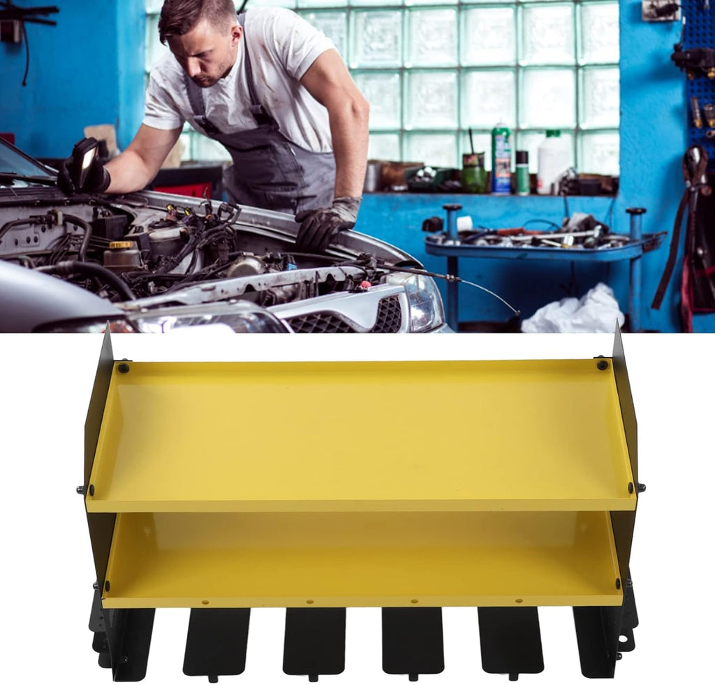 Gucagle Organisateur d'outils électriques, support mural robuste pour outils de garage, étagère de rangement, support de perceuse pour atelier, hangar en acier estampé, capacité de 35 lb