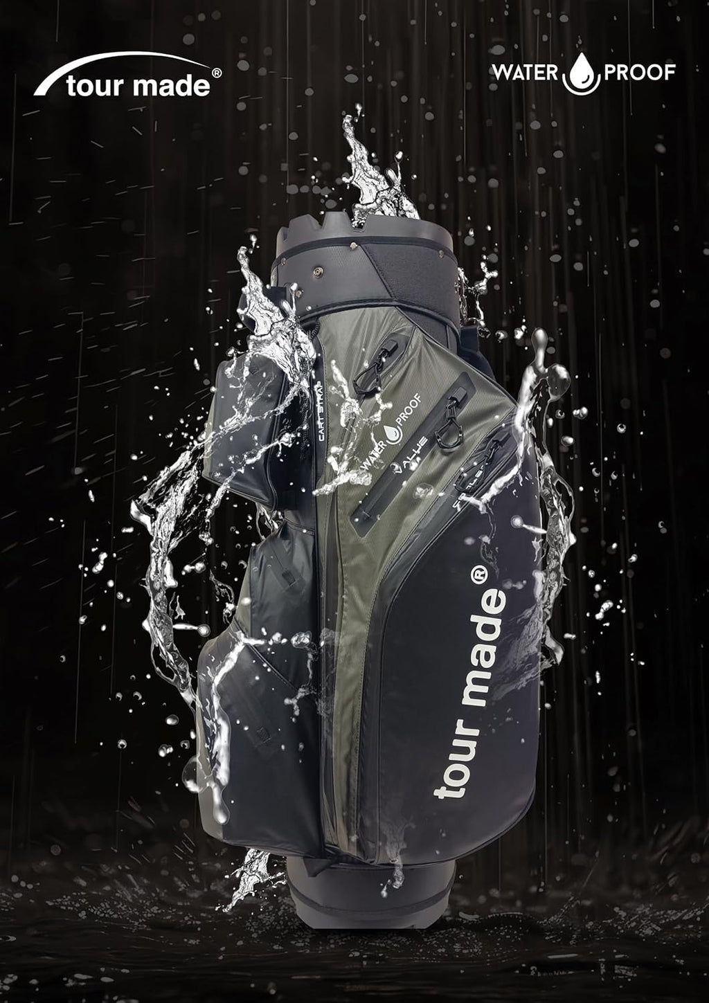 Tour Made bag Sac deI Étanche I sans Schlägerklappern I Hommes et Femmes I Organizer Trolleybag