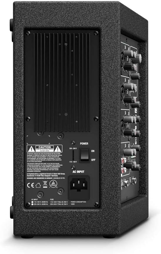 LD Systems MIX 6 A G3 - Haut-parleur actif 2 voies avec mélangeur intégré à 4 canaux