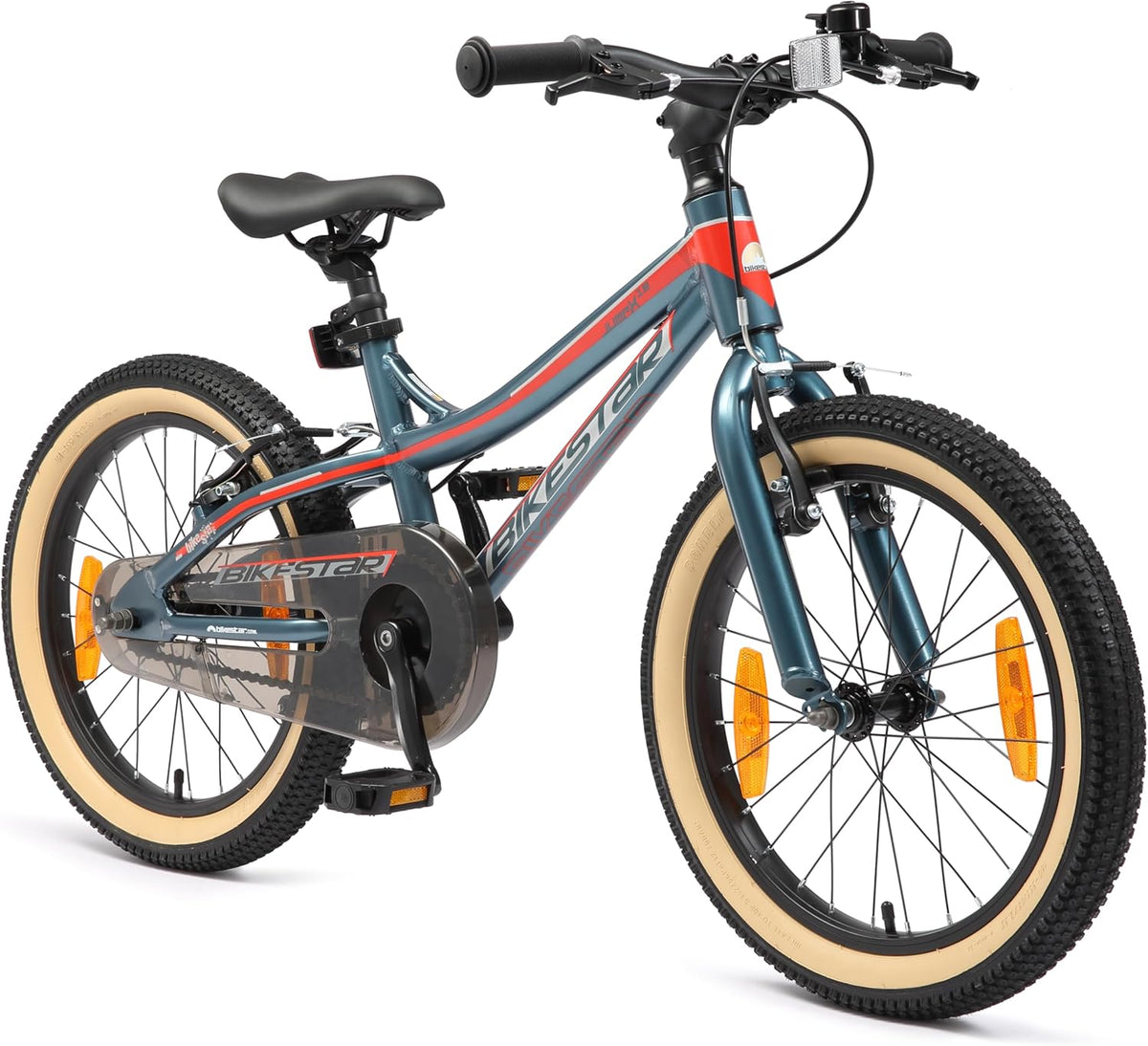 BIKESTAR Vélo Enfant en Aluminium, Garcons et Filles de 5 Ans | Bicyclette de Montagne VTT 18 Pouces avec Freins en V | Vert