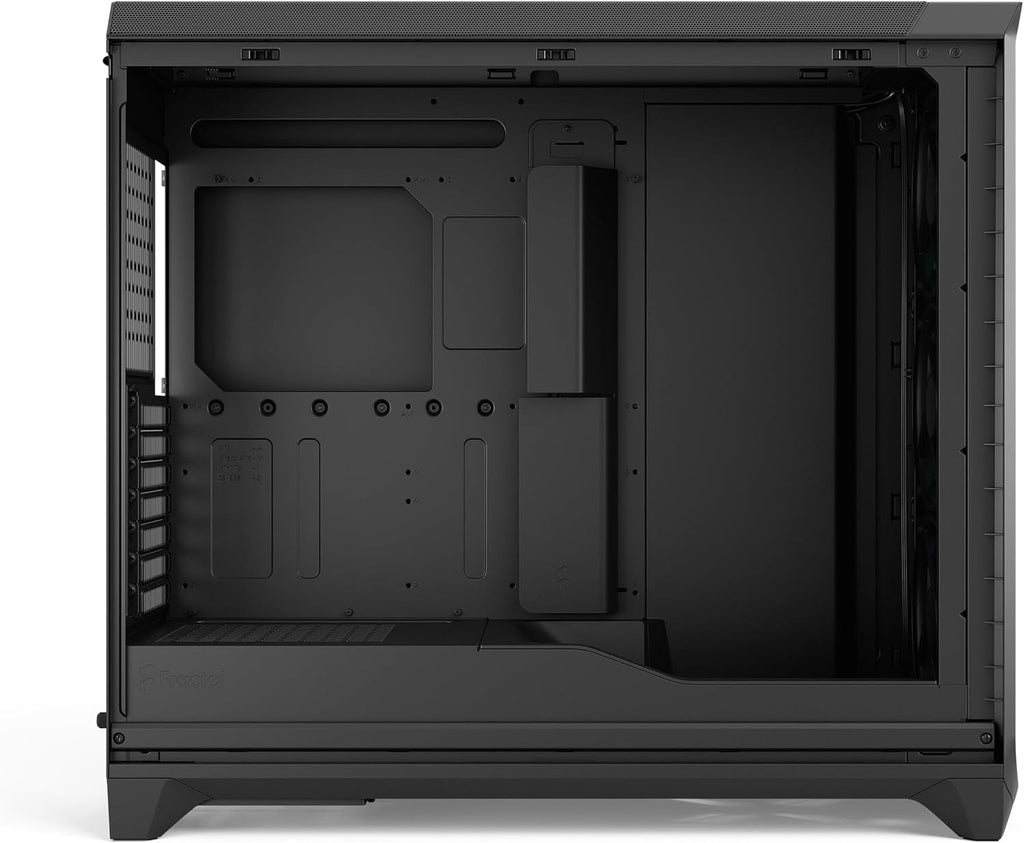 Fractal Design Meshify 3 XL Black RGB - Grand boîtier PC Gaming avec Verre trempé et Ventilation élevée, intérieur spacieux, 3 Ventilateurs ARGB, Support E-ATX, GPU 512mm