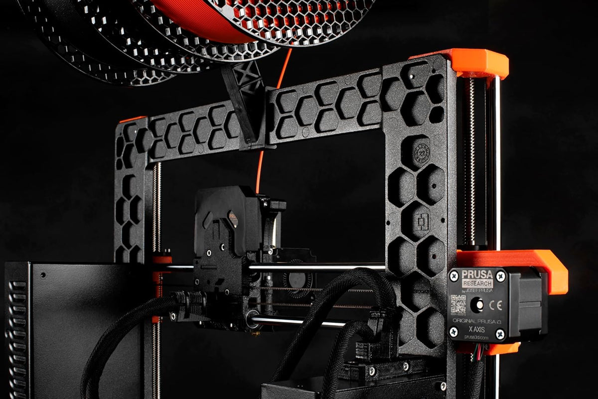 Original PRUSA Kit d'imprimante 3D MK4, Feuilles d'impression Amovibles, kit DYI pour imprimante 3D pour débutants, Amusant à Assembler, calibrage Automatique, échantillon de Filament Inclus, Taille