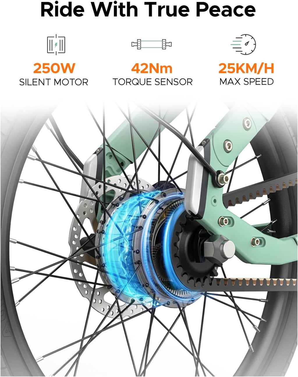 ENGWE Velo Electrique Homme-vélo électrique Batterie 36V 9.6Ah jusqu'à 80 km, vélos électriques Moteur 250W Max 25km/h, Velo Electrique Pliable Pneus 20 * 1,95 Pouces, P20