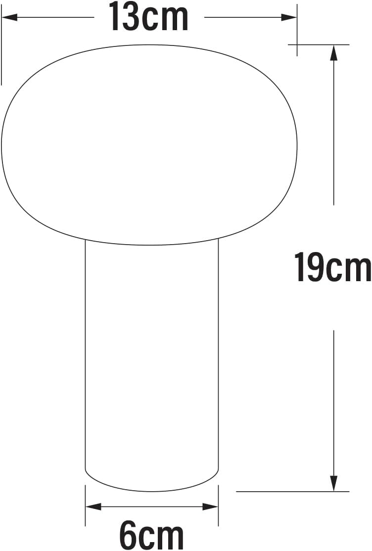 Lot de 2 lampes de table d'extérieur sans fil avec changement de couleur RVB, aspect rouille Hauteur 19 cm