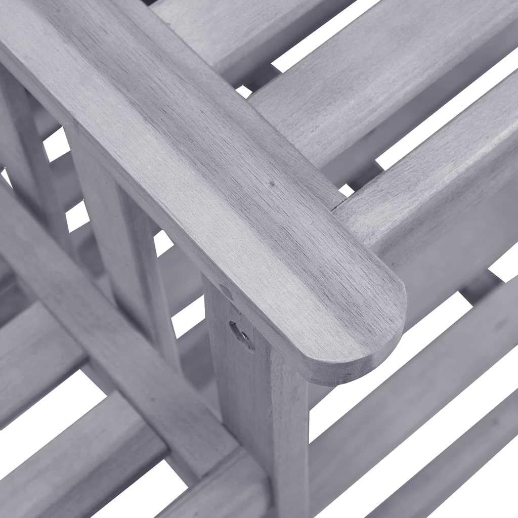 Générique Chaises de Jardin avec Table à thé et Coussins Acacia Solide,Salons de Jardin,3061311