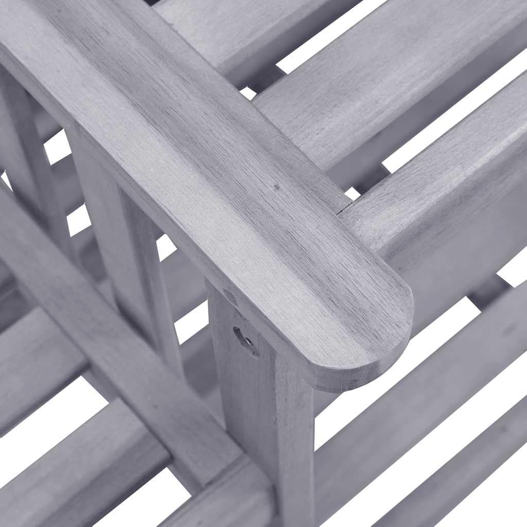 Générique Chaises de Jardin avec Table à thé et Coussins Acacia Solide,Salons de Jardin,3061309