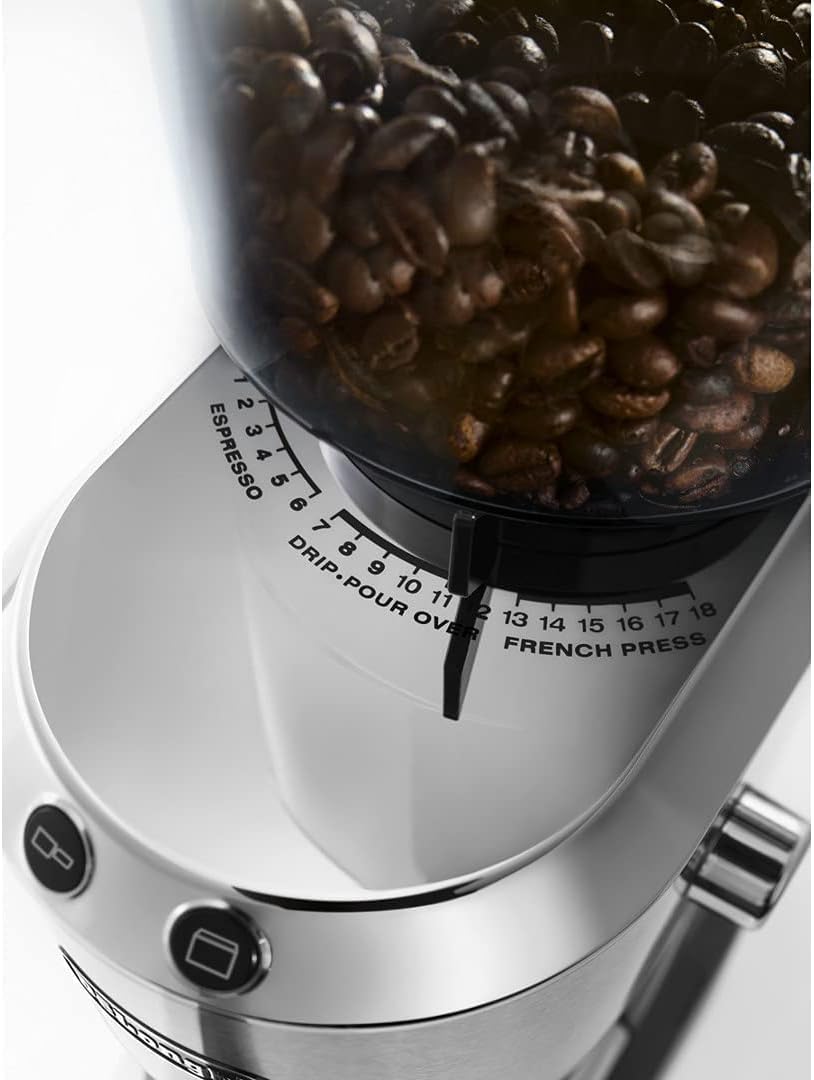 De'Longhi kg 520.m Moulin à café électrique, Argent