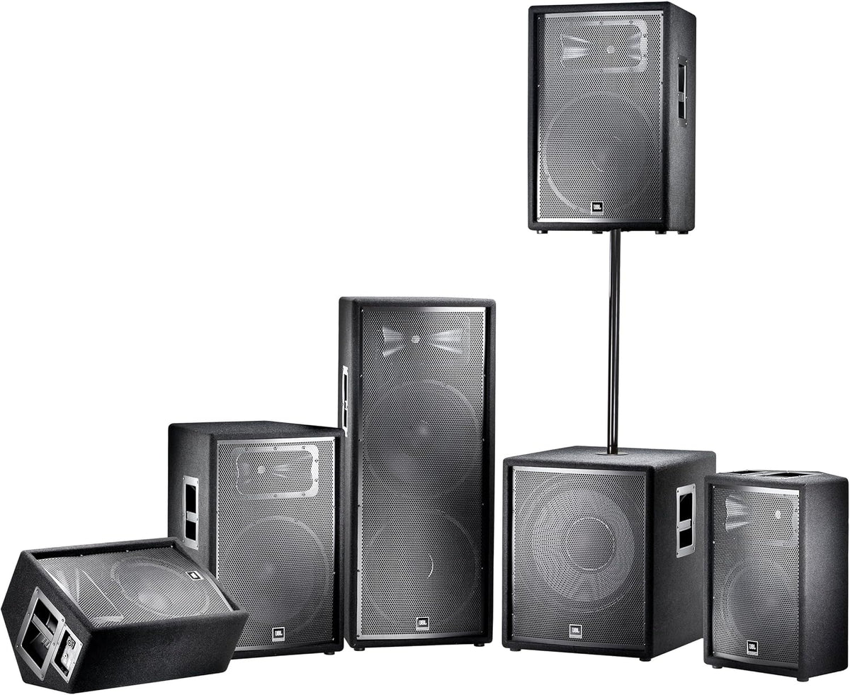 JRX212 Boîtier pour haut-parleur moniteur 2 voies - Noir