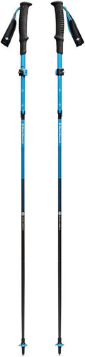 Black Diamond Distance Carbon FLZ Paire de bâtons de randonnée Pliables Ultra légers en Fibre de Carbone Longueur réglable Ciel désert 125 cm