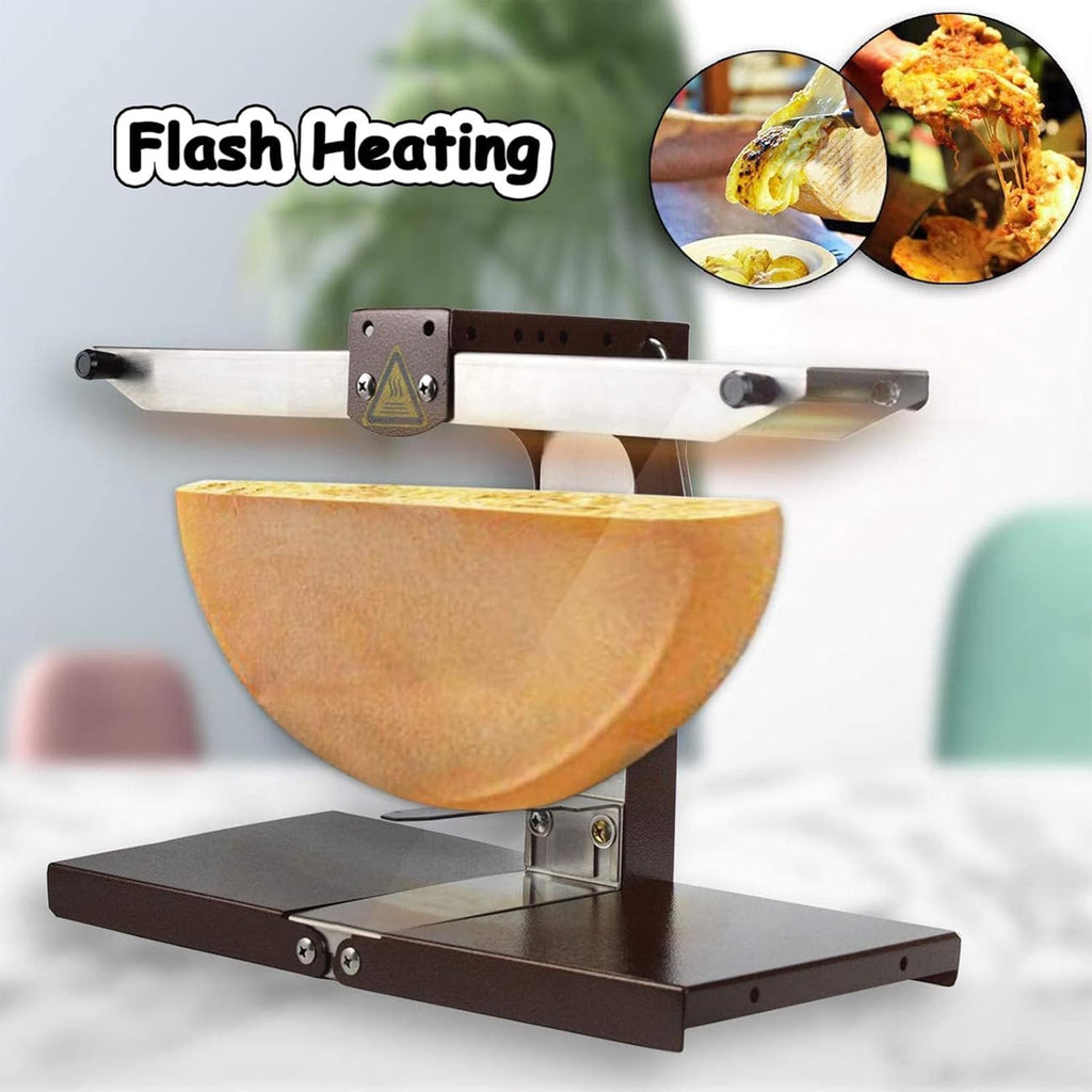 Appareil à raclette professionnel 1000 W, presse à panini électrique double plaque à chaleur uniforme et préchauffage rapide, en acier inoxydable, idéal pour restaurants