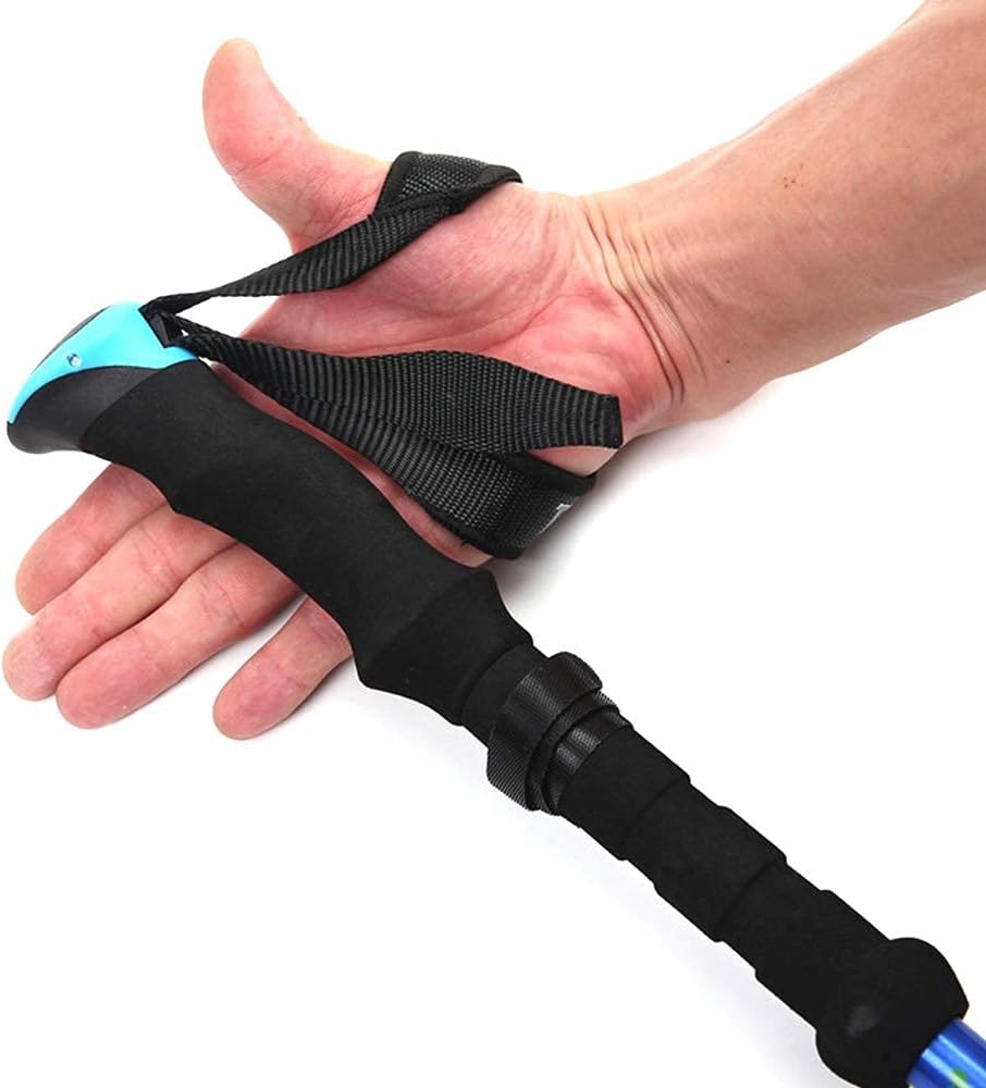 ZHCHAO Trekking Pole - Bâtons Trekking, Bâtons de randonnée durables en Fibre de Carbone avec poignée en liège Naturel et poignées prolongées en EVA, ultralégers, Extensibles, repliables