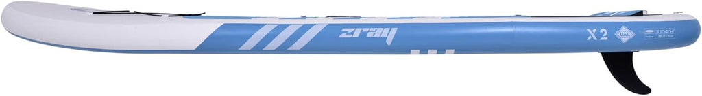 Zray X-Rider X1 Inflatable Sup Outdoor Sport All Around Stand Up Paddle Board Kit with Ultimate Agile Light Technology, Blue/White