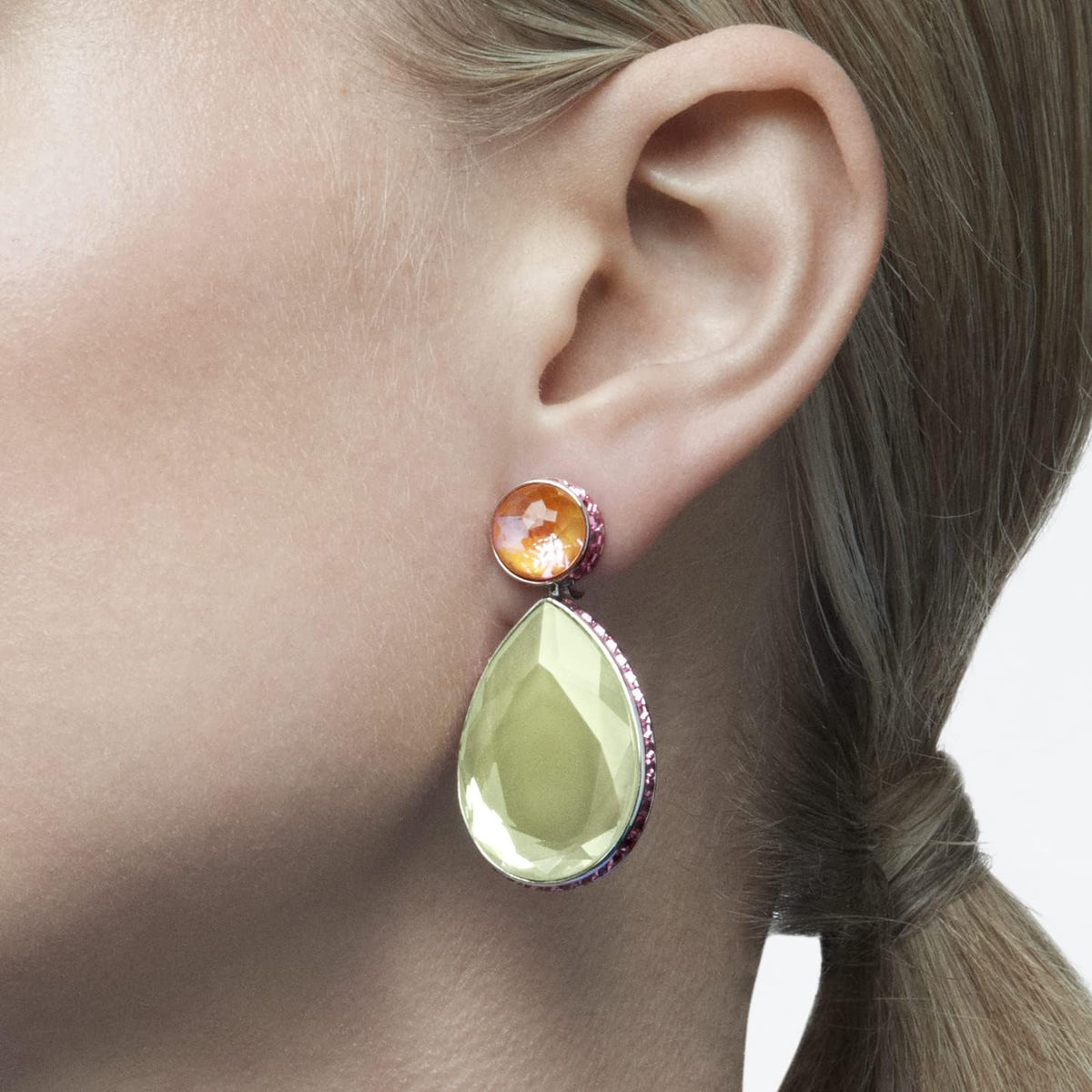 Swarovski Pendants d'oreilles asymétriques Orbita