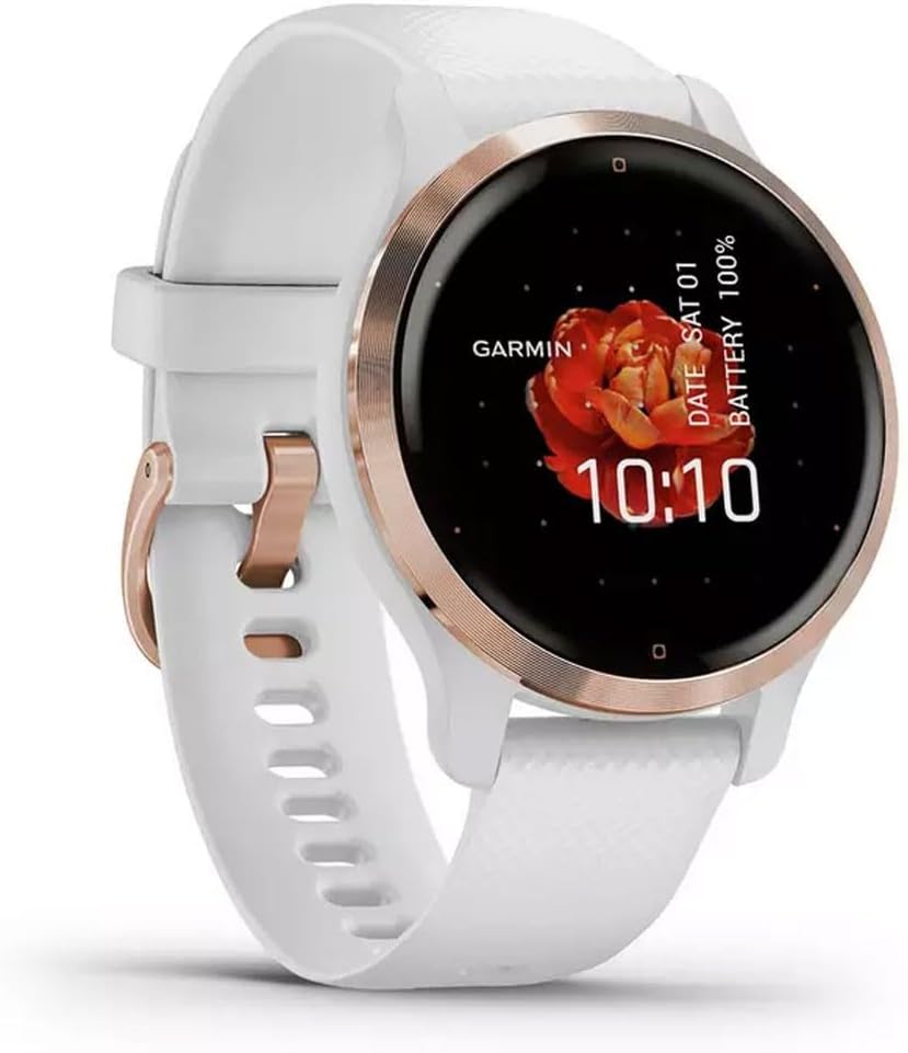 Venu 2S – schlanke GPS-Fitness-Smartwatch mit ultrascharfem 1,1“ AMOLED-Touchdisplay, Gesundheitsfunktionen, über 25 vorinstallierten Sport-Apps, Music Pay