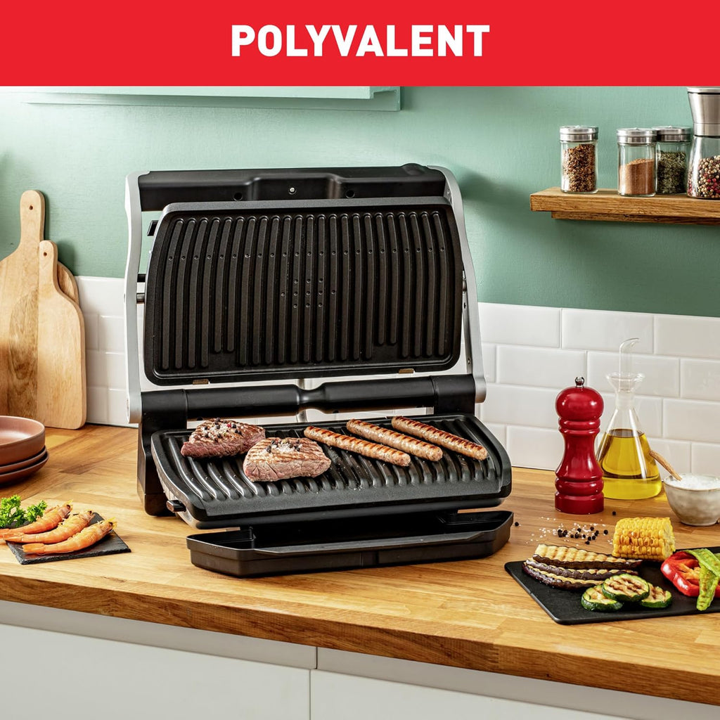 Tefal Optigrill+ XL, Grill intelligent, 9 programmes, Mode manuel, XL jusqu’à 8 personnes, GC722D16
