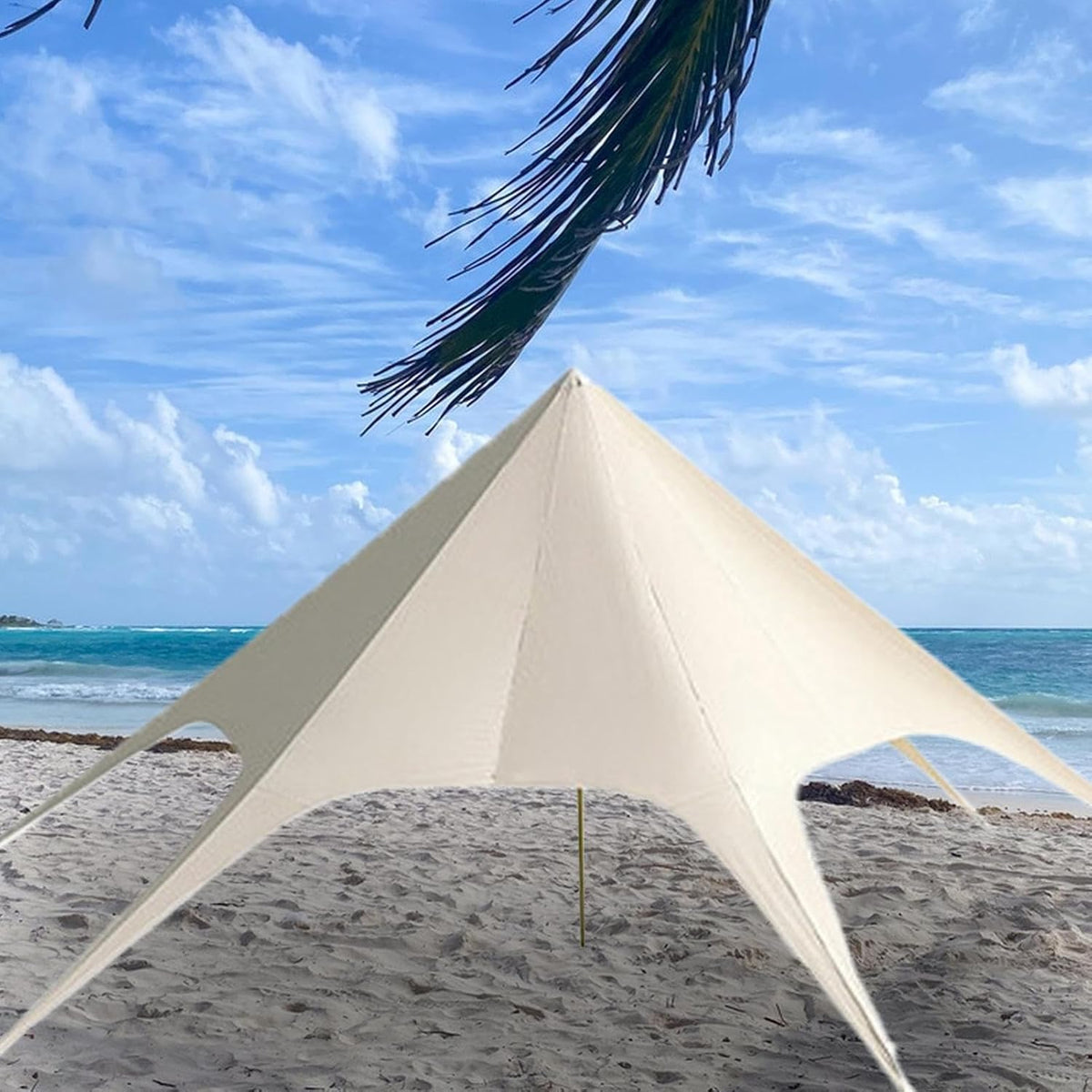Auvent de camping en plein air, abris de randonnée anti-UV pour pare-soleil | Structure en dôme UVF50+ Tente de protection pour randonnée, voyage, pique-nique, pêche