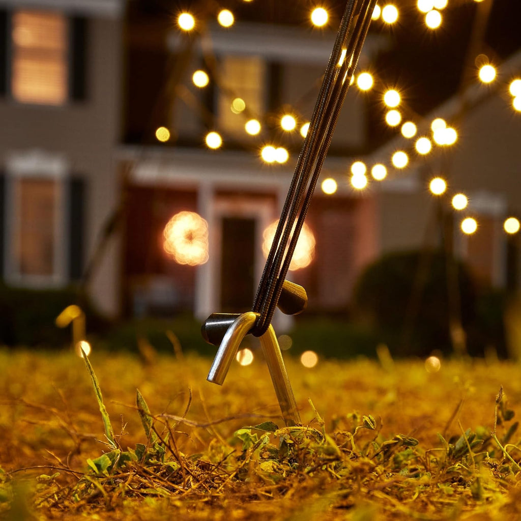 Fairybell Sapin de Noël à LED pour l'extérieur dans le mât de drapeau (7 mètres - 1500 LED, Blanc chaud)