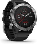 Fenix 6 Silver w/Black Band GPS Watch WW (Reconditionné)