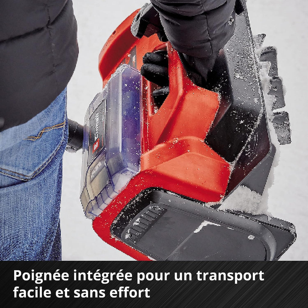 Einhell Fraise à Neige sans Fil GE-St 36/40 Li E-Solo Power X-Change (36 V, Largeur utile 40 cm, Hauteur de Neige Max. 20 cm) Livré sans Batterie et sans Chargeur