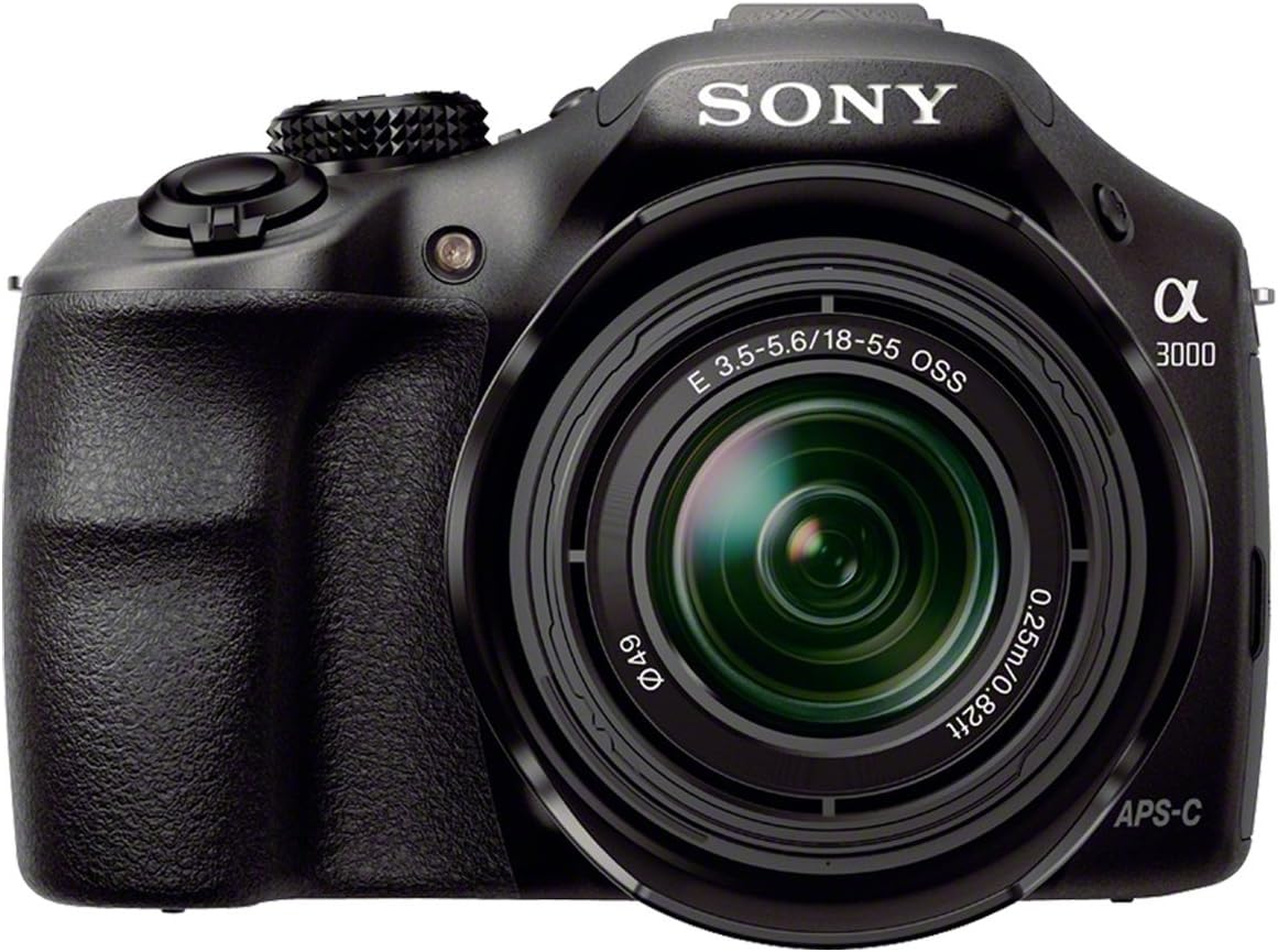 A3000 ILCE-3000KB.CE Kit Reflex Numérique 3" (7,62 cm) 20 Mpix USB/HDMI + Objectif 18-55 mm Noir