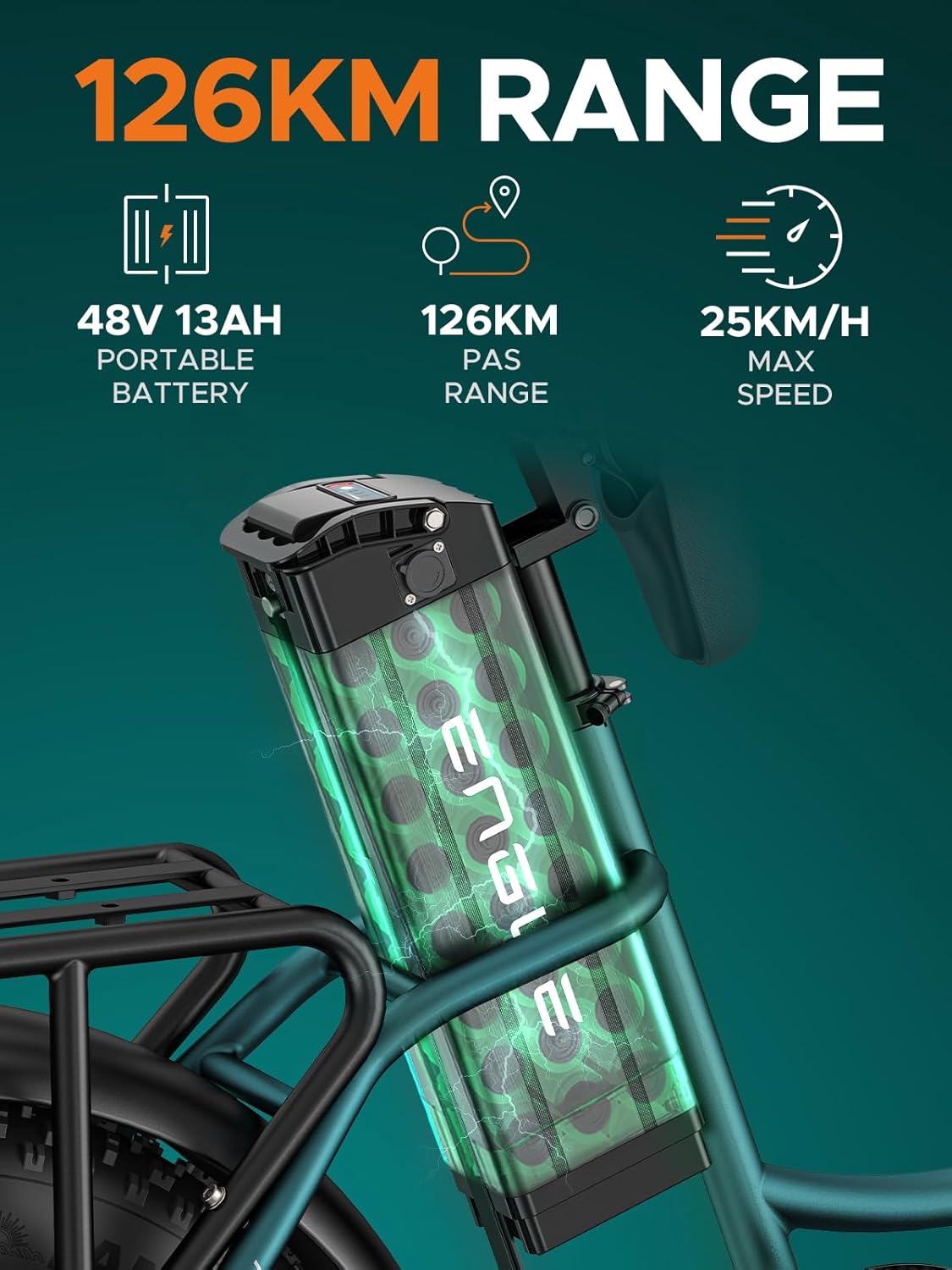 ENGWE Velo Electrique Homme 20 Pouces-vélo électrique 48V 13Ah Batterie, VTT Electrique Adulte Homme 7 Vitesses avec écran LCD, 25km/h avec Moteur 250w, autonomie jusqu'à 120km L20/L20 Boost