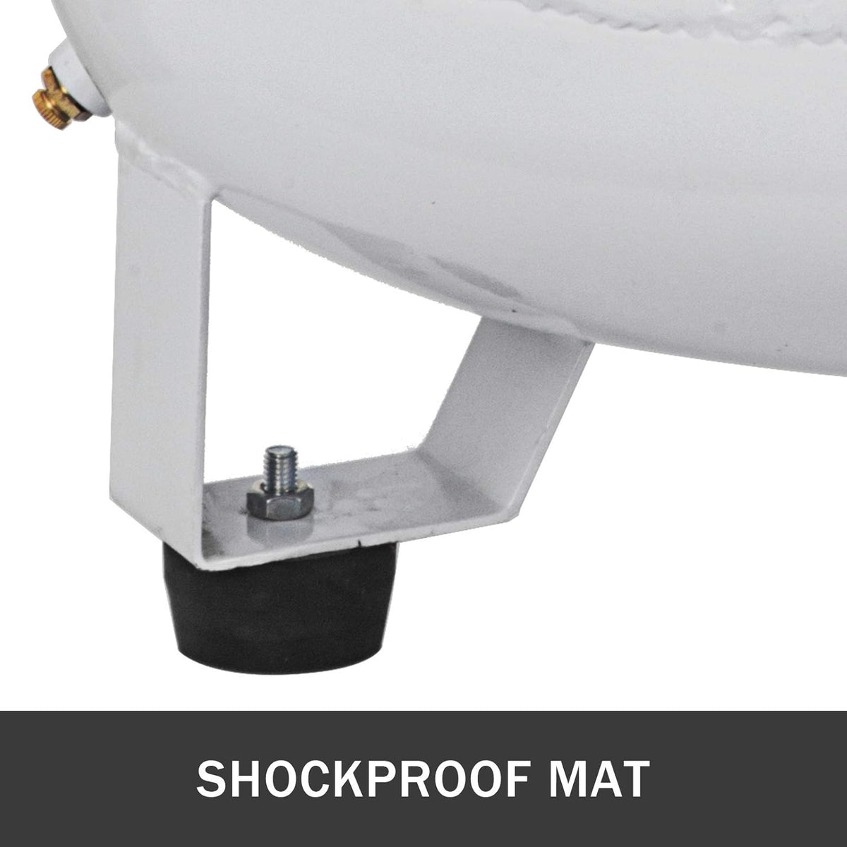 VEVOR Compresseur d’Air sans Huile Compresseur Silencieux à Air Comprimé Compresseur Outil d’Atelier pour Réparations Domiciliaires, Gonflage de Pneus (30L 850W, Électrovanne)